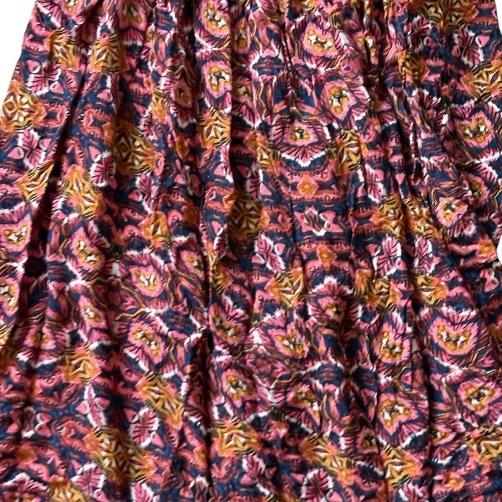 Billabong Sun Safari Skirt Boho Maxi Floral Size Small Petite